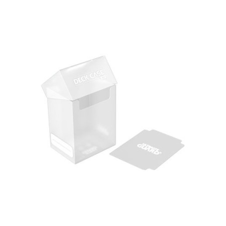 Deck Box: Boite pour Cartes 80+ Taille Standard Transparent