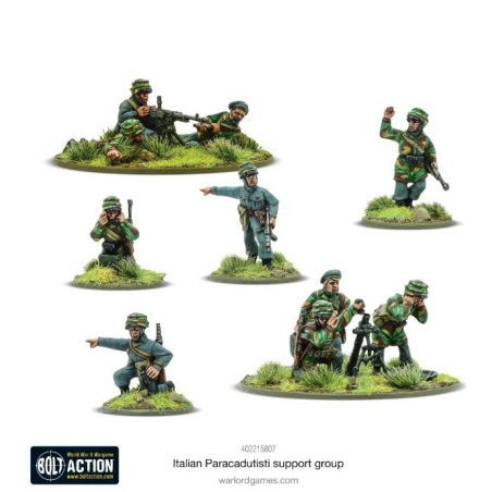 Bolt Action: Italian Paracadutisti Paratrooper Support Group