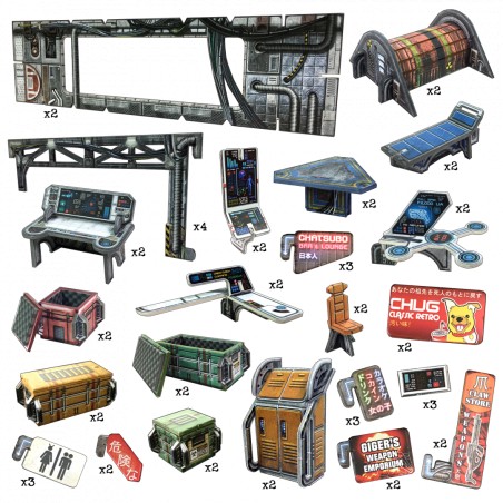 Décor: Cyberpunk Core Set