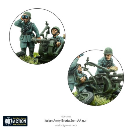 Bolt Action: Italian Army Breda 2 CM AA-Gun