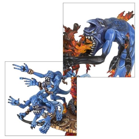 Chaos Deamons:Chariot Enflammé de Tzeentch Exalté