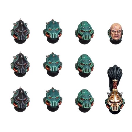 Forge world: sons of horus mkVI heads