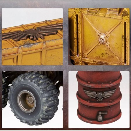 Necromunda: cargo-8 ridgehauler trailer