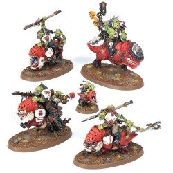 Orks: Boyz sur Squigliers