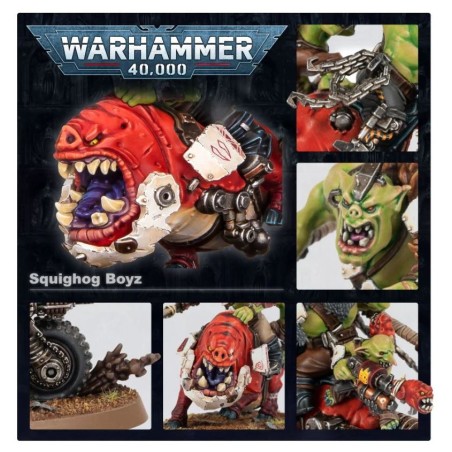 Orks: Boyz sur Squigliers