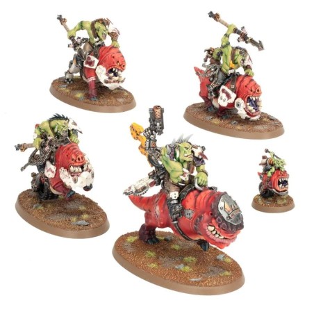 Orks: Boyz sur Squigliers