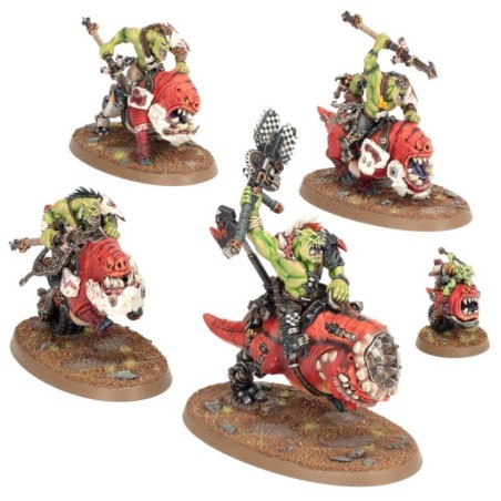 Orks: Boyz sur Squigliers