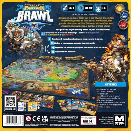 Super fantasy brawl: jeu de base
