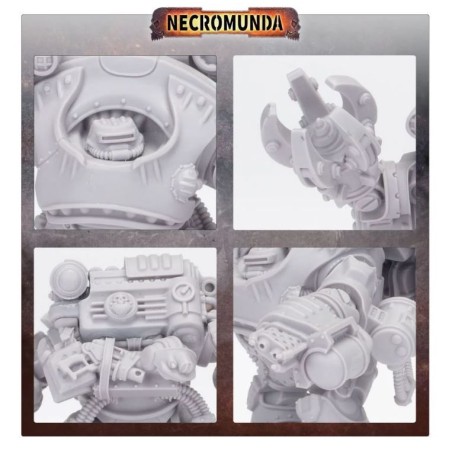 Necromunda: ironhead squat prospectors vartijan exo-driller