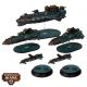 Dystopian Wars: Magenta Battlefleet Set