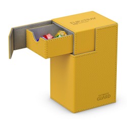 Deck Box: boite pour carte Flip'n'Tray 80+ taille standard XenoSkin ambre