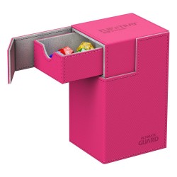 Deck Box: boite pour carte Flip'n'Tray 80+ taille standard XenoSkin rose