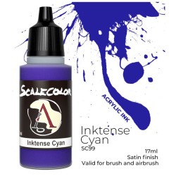 Scalecolor: Inktense Cyan