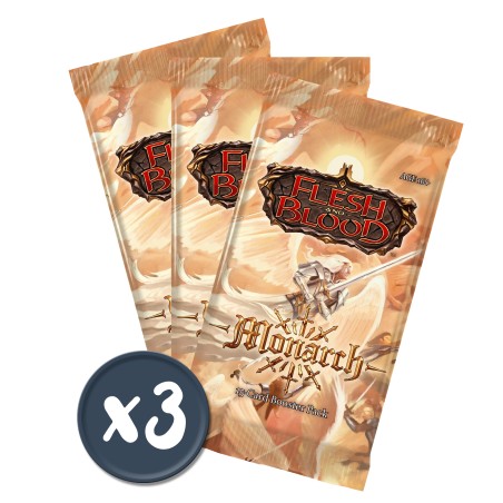 Flesh and Blood: Monarch (lot de 3 x Boosters)