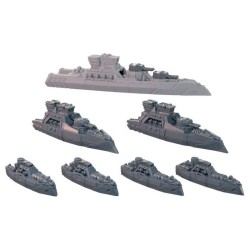 Dystopian Wars: Ragnarok Battlefleet Set