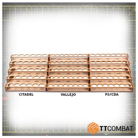 Etabli de Peinture: Rack à peinture (40) Army Painter/Vallejo 