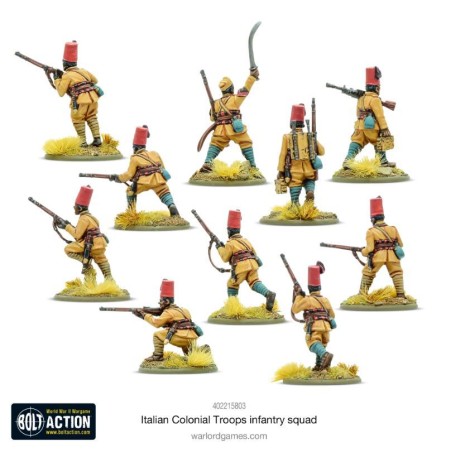 Bolt Action: Italian Colonial Troops Infantry Section