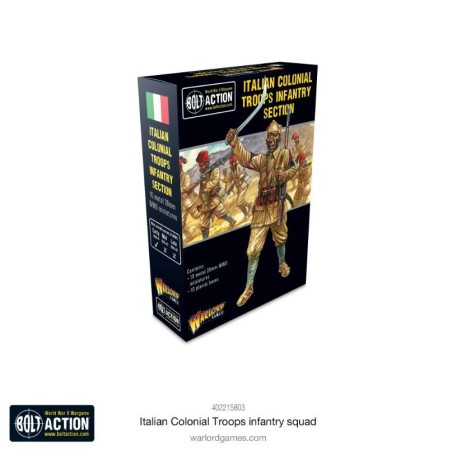 Bolt Action: Italian Colonial Troops Infantry Section