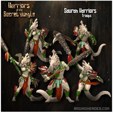 Rh:  Sauran Warriors Troops