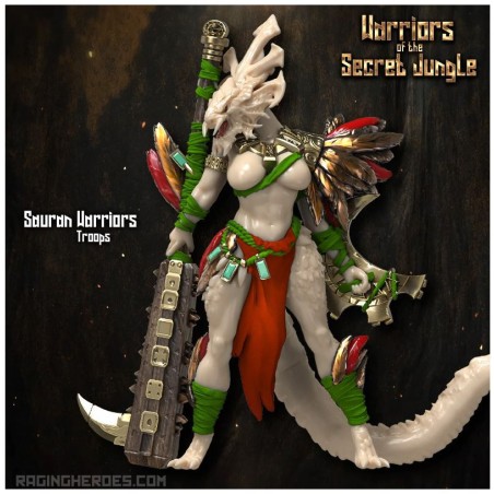 Rh:  Sauran Warriors Troops