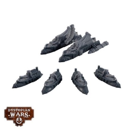 Dystopian Wars: Retaj Battlefleet Set