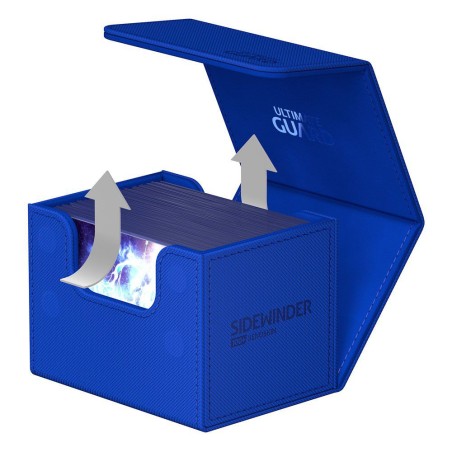 Deck Box: Sidewinder 80+ XenoSkin Blue