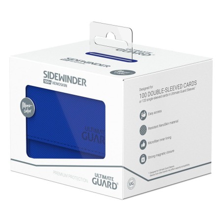 Deck Box: Sidewinder 80+ XenoSkin Blue