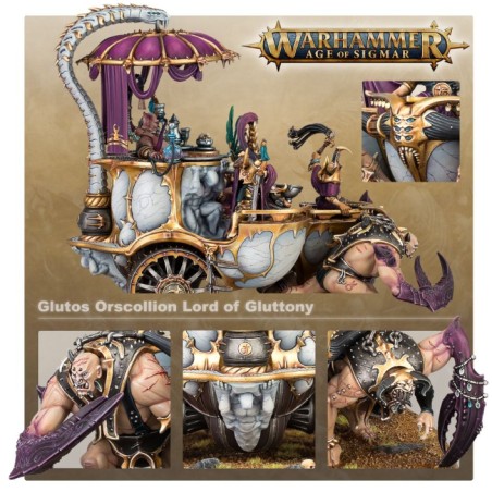 Hédonites of Slaanesh: Glutos Orscollion, Lord of Gluttony