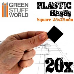 Socle: Carré 25mm x20