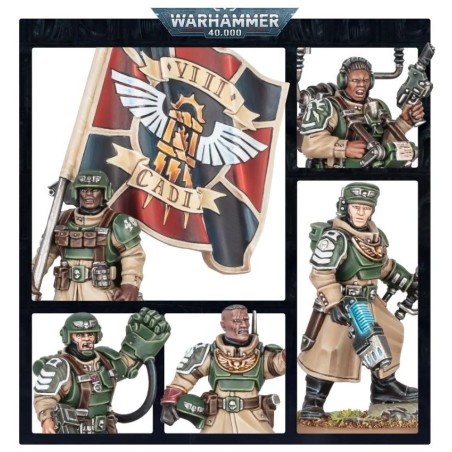 Astra Militarum: Escouade de Commandement Cadienne