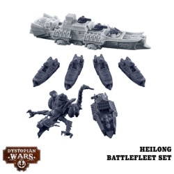 Dystopian Wars: Heilong Battlefleet Set