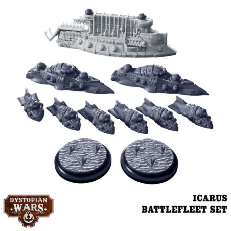 Dystopian Wars: Icarus Battlefleet Set