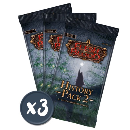 Flesh and Blood: History Pack 2 (lot de 3 x Boosters)