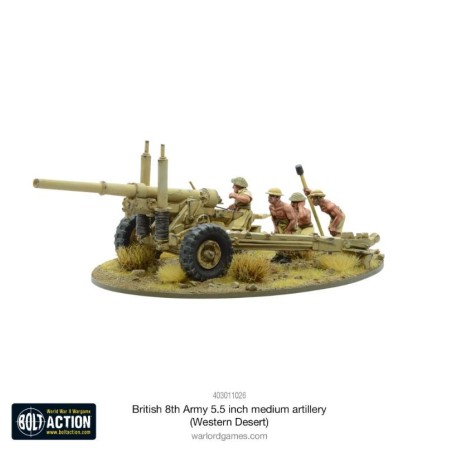 Bolt Action: British 8th Army 5.5Inch Medium Artillery