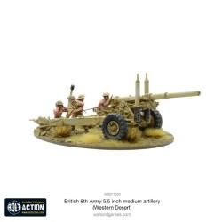 Bolt Action: British 8th Army 5.5Inch Medium Artillery