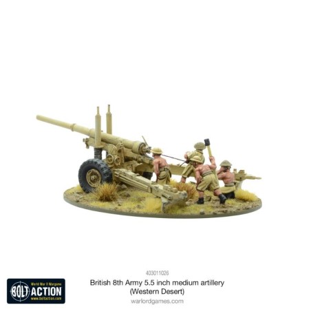 Bolt Action: British 8th Army 5.5Inch Medium Artillery