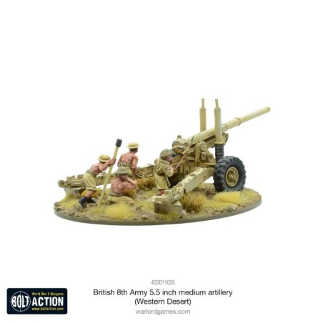 Bolt Action: British 8th Army 5.5Inch Medium Artillery
