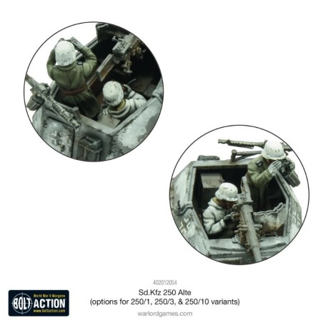 Bolt Action: Sd.KFZ 250 (Alte) Half-Track (250/1, 250/3, 250/10)