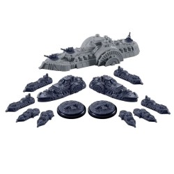 Dystopian Wars: Columbia Battlefleet Set