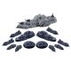 Dystopian Wars: Columbia Battlefleet Set