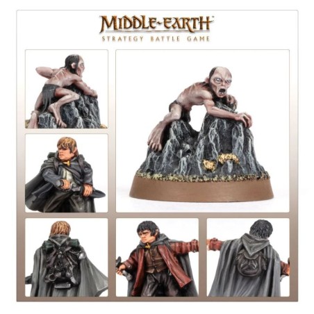 Lord of the Rings: Frodo Baggins, Samwise Gamgee & Gollum à Emyn Muil