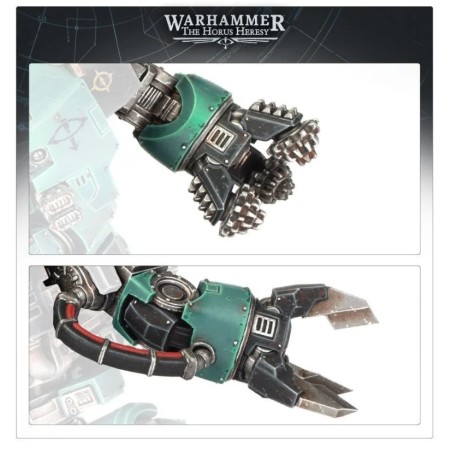 The Horus Heresy: Grappe d'Armes de Mélée de Dreadnought de Siège Léviathan 