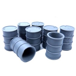 Décor: Barils en Résine x8