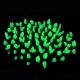 Décor: Cristaux en Résine Vert Phosphorescent 