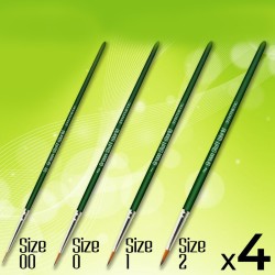 Pinceau: Set de Pinceaux Synthétiques Green Serie