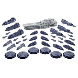 Dystopian Wars: Hachiman Battlefleet Set