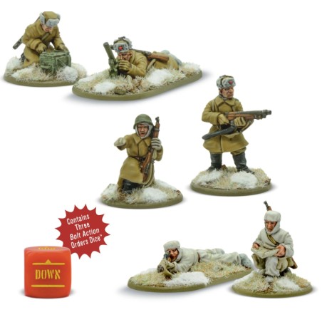 Bolt Action: Soviet Army Weapons Teams Winter