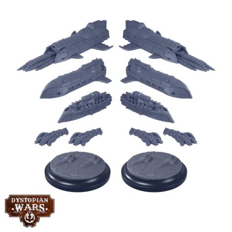 Dystopian Wars: Japanese Support Squadrons