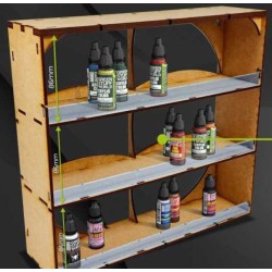 Etabli de Peinture: Etagères Ouvertes Multifonctionnelles