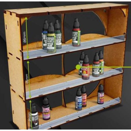 Etabli de Peinture: Etagères Ouvertes Multifonctionnelles